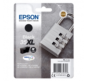 Epson Cartuccia inkjet alta capacit Lucchetto DuraBrite Ultra 35XL nero C13T35914010