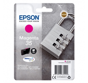 Epson Cartuccia inkjet Lucchetto DuraBrite Ultra 35 magenta C13T35834010