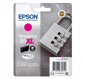 Epson Cartuccia inkjet alta capacit Lucchetto DuraBrite Ultra 35XL magenta C13T35934010
