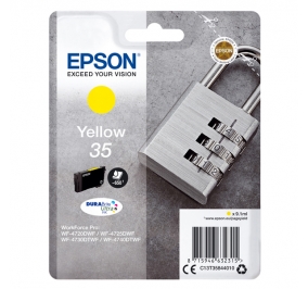 Epson Cartuccia inkjet Lucchetto DuraBrite Ultra 35 giallo C13T35844010
