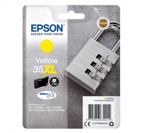Epson Cartuccia inkjet alta capacit Lucchetto DuraBrite Ultra 35XL giallo C13T35944010
