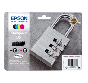Epson Multipack cartucce inkjet Lucchetto DuraBrite Ultra 35 nero+ciano+magenta+giallo C13T35864010