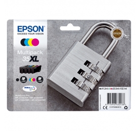 Epson Multipack cartucce inkjet alta capacit Lucchetto DuraBrite Ultra 35XL nero+ciano+magenta+giallo C13T35964010