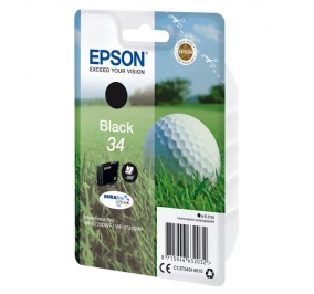 Epson Cartuccia inkjet Pallina da golf DuraBrite Ultra 34 nero C13T34614010