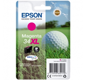 Epson Cartuccia inkjet alta capacit Pallina da golf DuraBrite Ultra 34XL magenta C13T34734010
