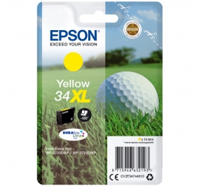 Epson Cartuccia inkjet alta capacit Pallina da golf DuraBrite Ultra 34XL giallo C13T34744010
