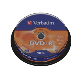 DVD-R VERBATIM 16X 4,7GB CAMPANA CF.25