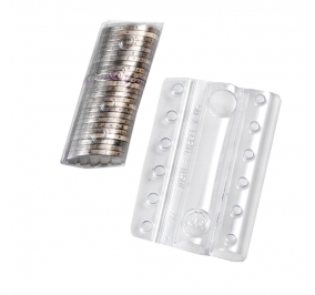 PORTAMONETE ITERNET TRASPARENTE BLISTER (50 MONETE 1 CENT) CF.100