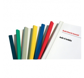 DORSO FELLOWES CM30X6 MM BLISTER CF.50 BIANCO Colore Bianco