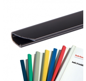 DORSO FELLOWES CM30X16 MM BLISTER CF.25 NERO Colore Nero