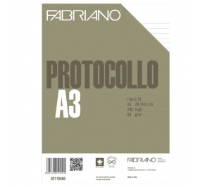 RISMA PROTOCOLLO FABRIANO  G60 FF200 31 RIGHE