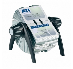 SCHEDARIO DURABLE PORTA BIGLIETTI ROTATIVO 200 BUSTE NERO