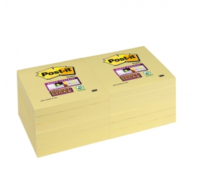 BLOCCO 3M POST-IT MM.76X76 CANARY SUPER STICKY