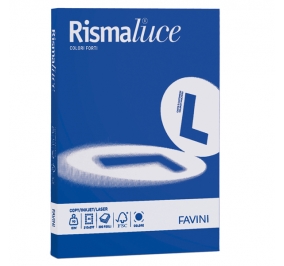RISMALUCE FAVINI A4 GR.200 FF125 BLU Colore Blu prussia 62