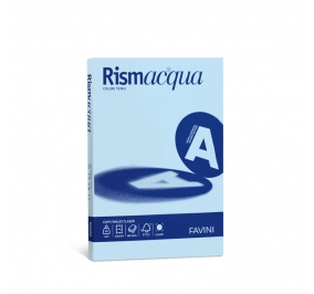 RISMACQUA FAVINI A4 GR.200 FF125 AZZURRO Colore celeste 08