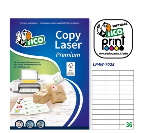 ETICHETTA TICO PRINT MM.70X25 LP4W7025 CF.100