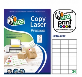 ETICHETTA TICO PRINT MM.70X36 LP4W7036 CF.100