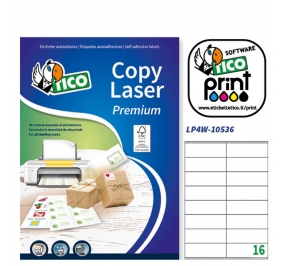 ETICHETTA TICO PRINT MM.105X36 LP4W10536 CF.100