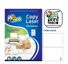 ETICHETTA TICO PRINT MM.210X148 LP4W210148CF.100