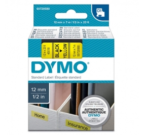 NASTRO DYMO POKET 1/5500 12X7 NERO/GIALLO450180 D1 Colore Nero su giallo