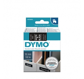 NASTRO DYMO POKET 1/5500 12X7 BIANCO/NERO 450210 D1 Colore Bianco su Nero