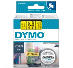 NASTRO DYMO LM 300 24X7 NERO/GIALLO 537180 D1 Colore Nero su giallo