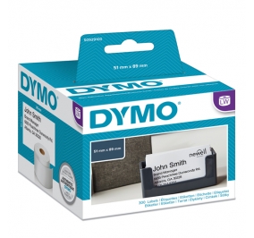 ETICHETTA DYMO LABELWRITER 89X51 SEGNA NOME Colore Bianco