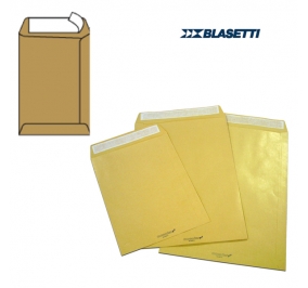 BUSTA BLASETTI SACCO KRAFT AVANA 25X35 STRIP G100 CF.500