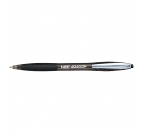 PENNA SFERA BIC ATLANTIS PREMIUM SCATTO MM.1,00 NERO CF.12 Colore Nero