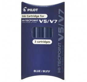 CARTUCCE PILOT PER HI TECPOINT V5/V7 BLU CF.3 Colore Blu