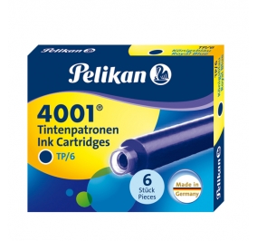 INCHIOSTRO CARTUCCE PELIKAN STILO TP/6 4001 BLU ROYAL Colore Blu