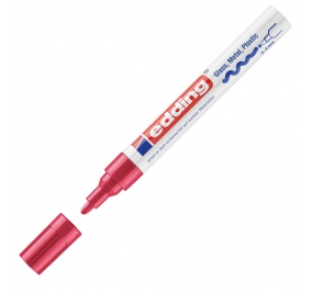 PENNARELLO MARCATORE EDDING 750 PUNTA CONICA MM2 ROSSO Colore Rosso