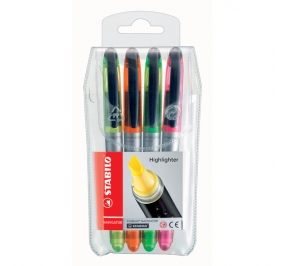 EVIDENZIATORE STABILO NAVIGATOR 4 COLORI ASSORTITI Colore 4 Colori assortiti