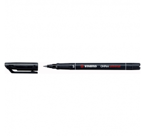 PENNARELLO STABILO OHP 841 S.F NERO Colore Nero