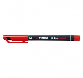 PENNARELLO STABILO OHP 843 MEDIA MEDIA ROSSO Colore Rosso