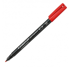 PENNARELLO STAEDTLER LUMOCOLOR 317 MM.1 ROSSO Colore Rosso