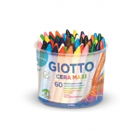 PASTELLO CERA MAXI GIOTTO 12 COLORI SCHOOLPACK CF.60