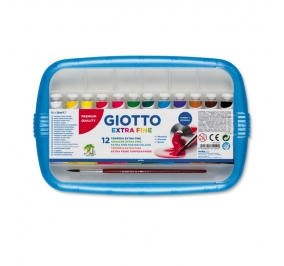 TEMPERA GIOTTO TUBO 4 ML.12 COLORI 12 Colore 12 Colori assortiti