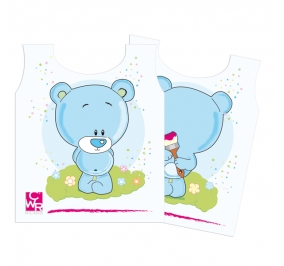 GREMBIULE SMANICATO PER BAMBINI PLASTICA CF.10