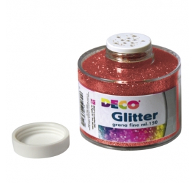 GLITTER PORPORINA GR.150 ROSSO Colore Rosso
