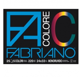 ALBUM DISEGNO FABRIANO COLOR GR.220 CM.24X33 FF25