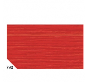 ROTOLINI CRESPATI COLOR.GR.60 CM.50X2,5 MT. ROSSO VERMIGLIO CF.10 Colore Rosso vermiglio