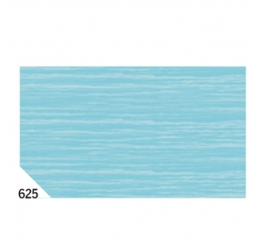 ROTOLINI CRESPATI COLOR.GR.60 CM.50X2,5 MT. AZZURRO CF.10 Colore Azzurro