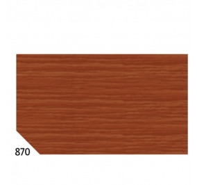 ROTOLINI CRESPATI COLOR.GR.60 CM.50X2,5 MT. MARRONE CF.10 Colore Marrone