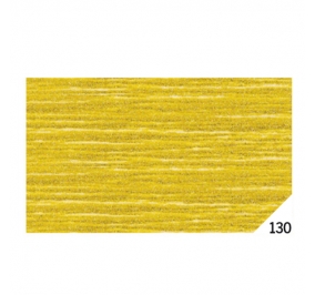 ROTOLINI CRESPATI METAL.GR.60 CM.50X1,5 MT. ORO METAL CF.10 Colore Oro metal