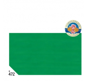 CARTA VELINA FIORI GR.31 CM.50X70 CF.26 VERDE SCURO Colore Verde scuro