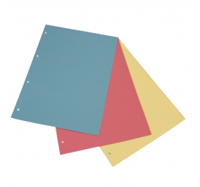 SEPARATORI MANILLA CM.22X30 CON FORI GIALLO Colore Giallo