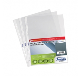 BUSTA FORATURA UNIVERSALE 22X30 POLIPROPILENE 09 LUCIDA CF.50