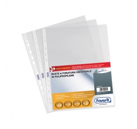 BUSTA FORATURA UNIVERSALE 22X30 POLIPROPILENE  06 GOFFRATA CF.100