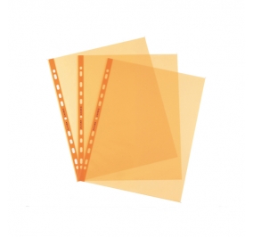 BUSTA FORATURA UNIVERSALE 22X30 ARANCIO CF.25 Colore Arancio
